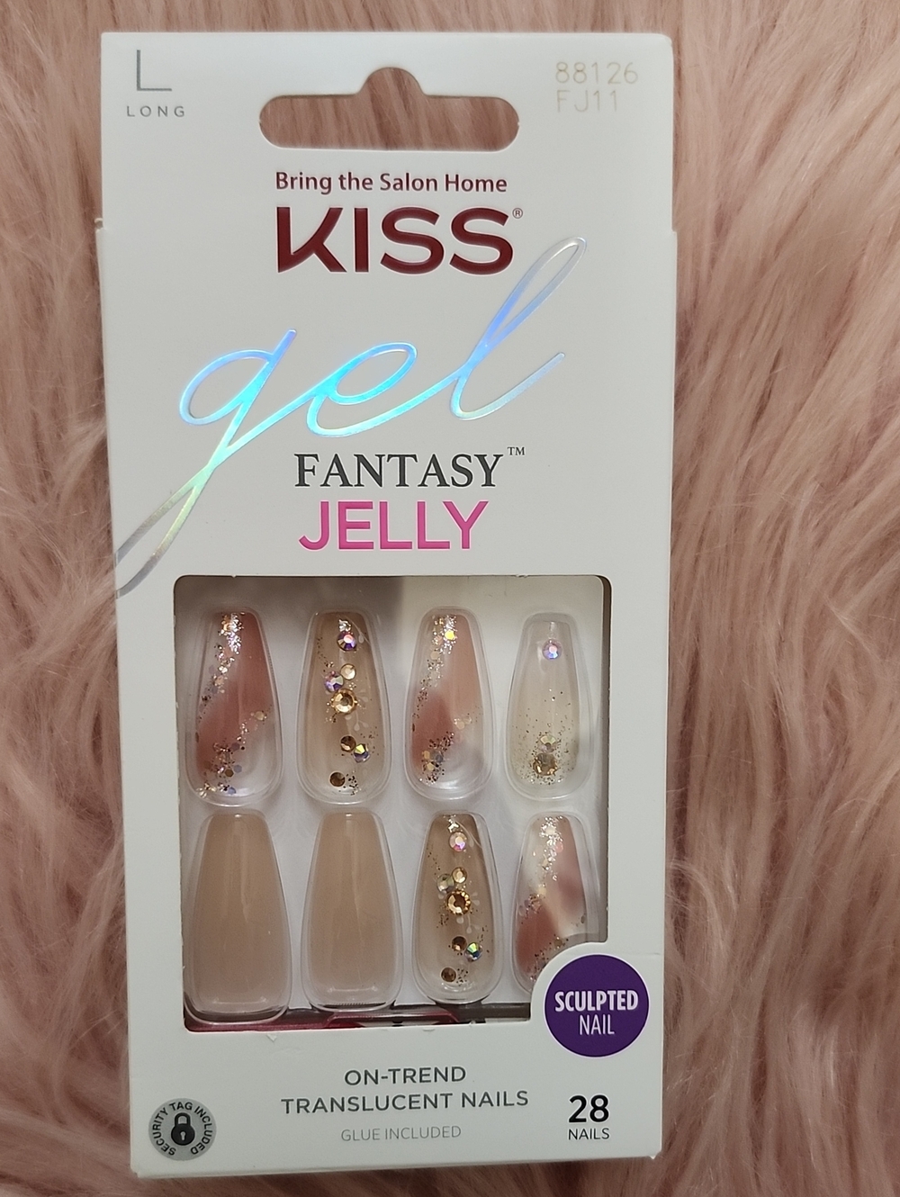Brand New KISS JELLY FANTASY False Nails-L